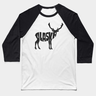 Moose Alaska Baseball T-Shirt